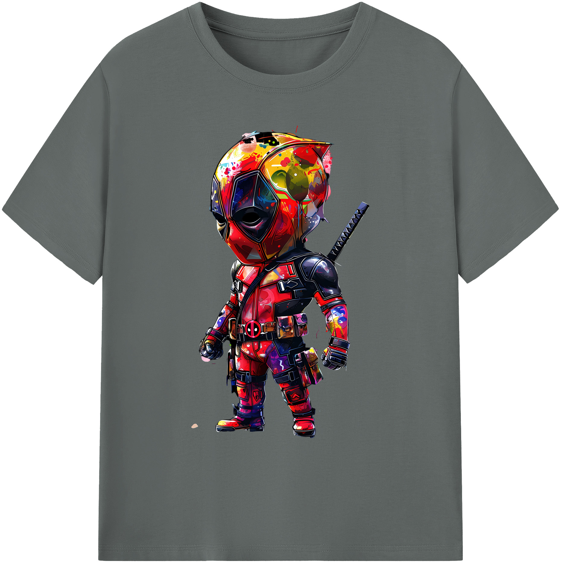 （画像用） Deadpool デッドプール 綿100％ メンズ半袖Tシャツ｜肌触りやわらか＆通気性
